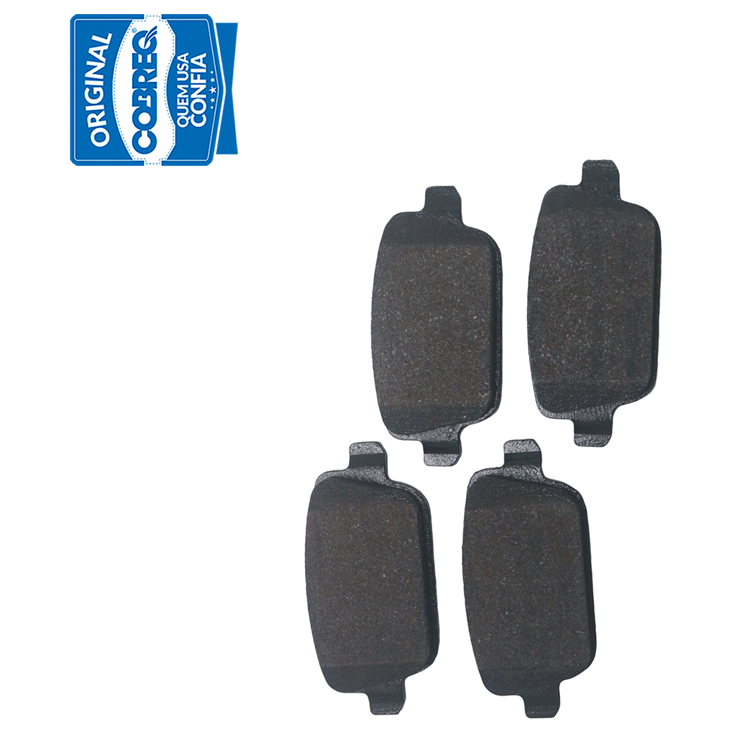 Pastilha de Freio Traseira para Land Rover Freelander 2 e Volvo S80 - Cobreq - N-868