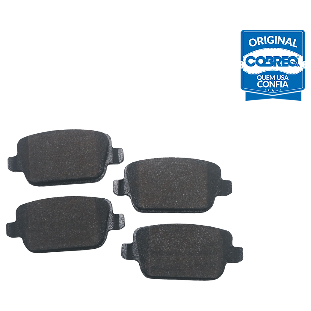 Pastilha de Freio Traseira para Land Rover Freelander 2 e Volvo S80 - Cobreq - N-868