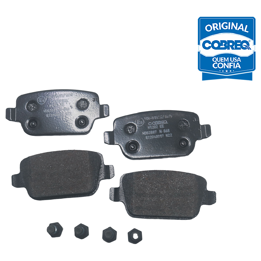 Pastilha de Freio Traseira para Land Rover Freelander 2 e Volvo S80 - Cobreq - N-868