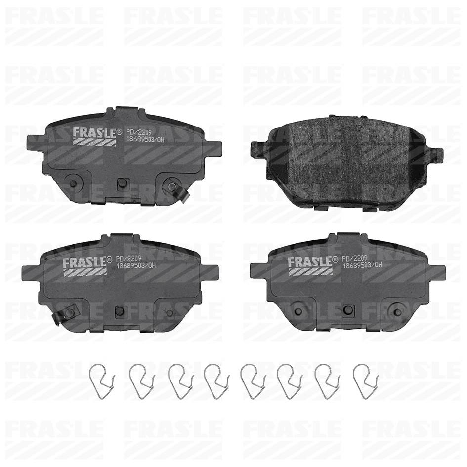 Pastilha de Freio Traseira para Toyota Corolla - Fras-le - PD/2209