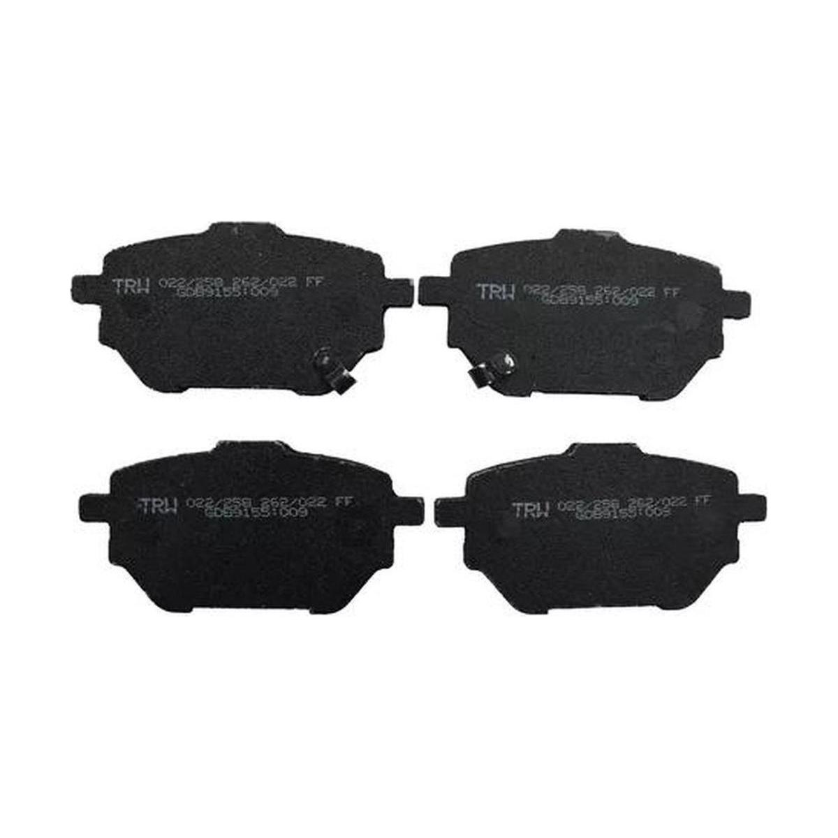 Pastilha de Freio Traseira para Toyota Corolla - TRW - GDB9155