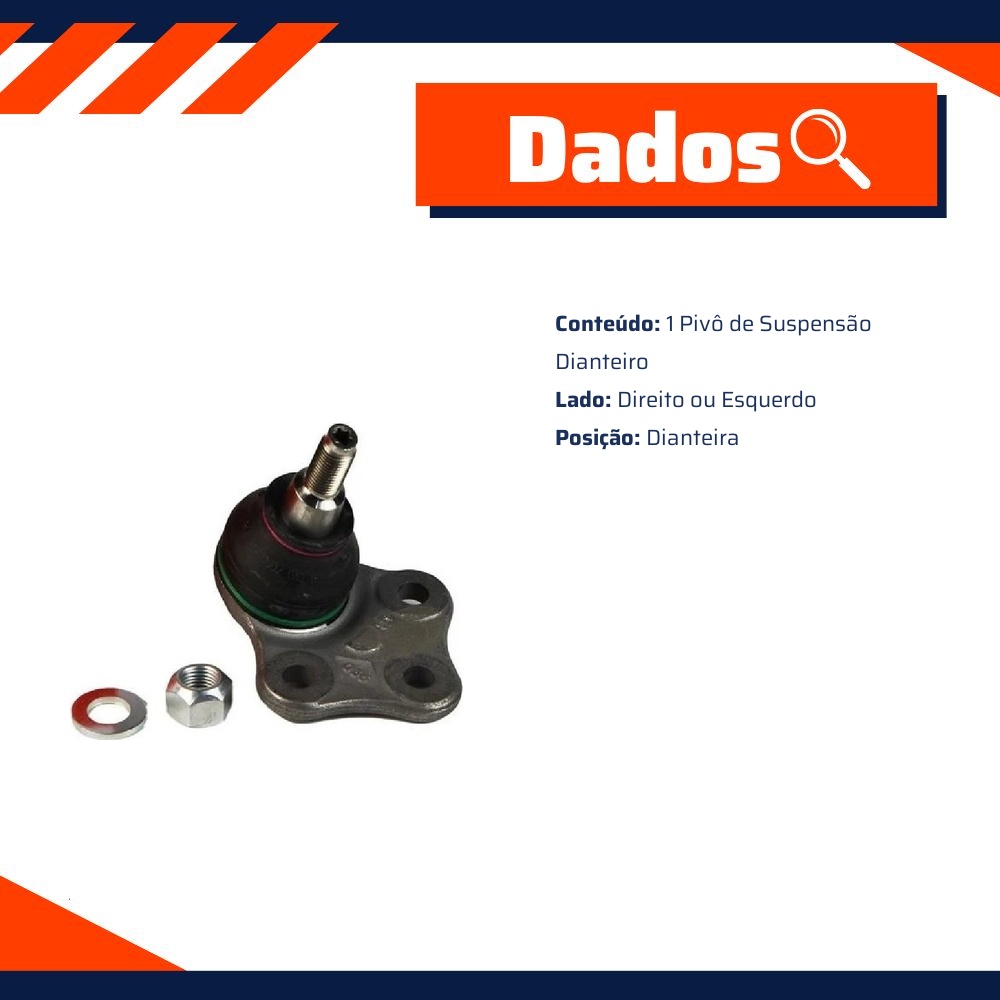 Pivô de Suspensão Dianteiro para Renault Fluence - TRW - JBJ810