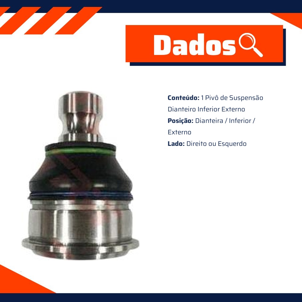Pivô de Suspensão Dianteiro Inferior Externo - TRW - JBJ7652