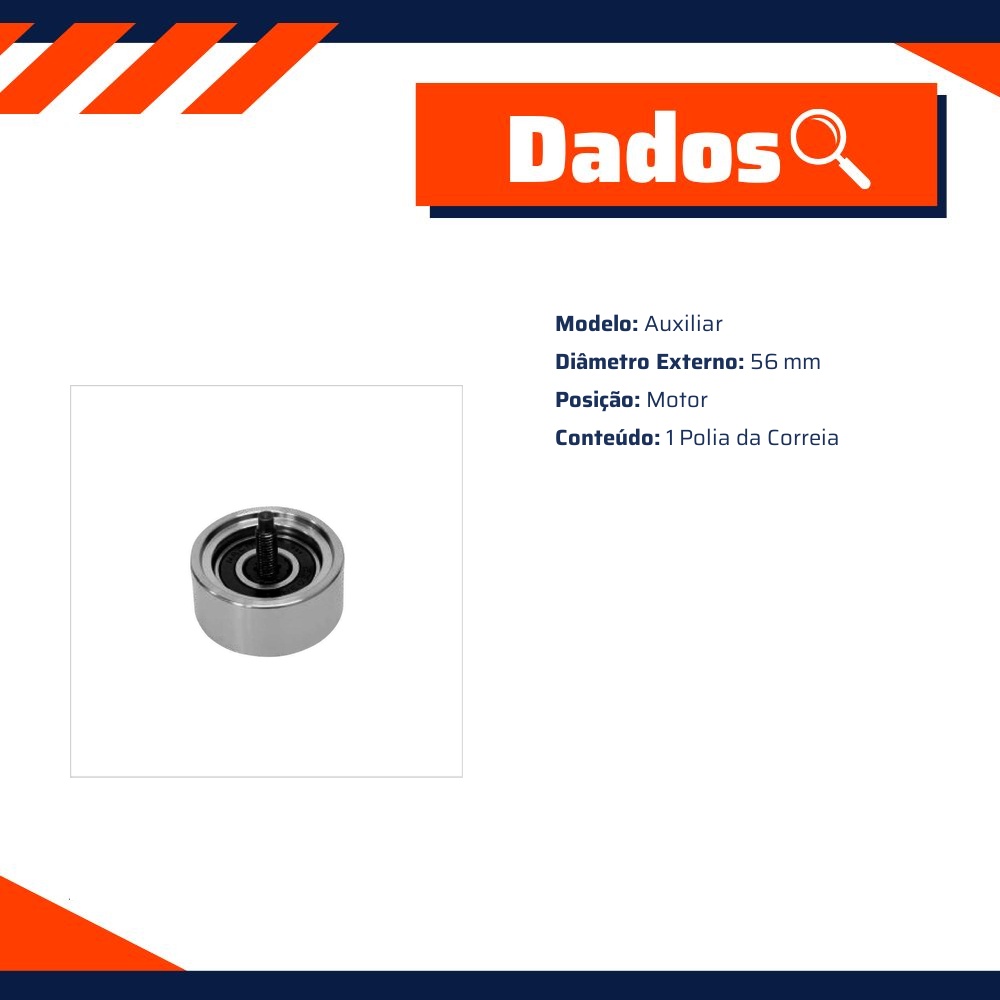 Polia da Correia - SKF - VKM 4753
