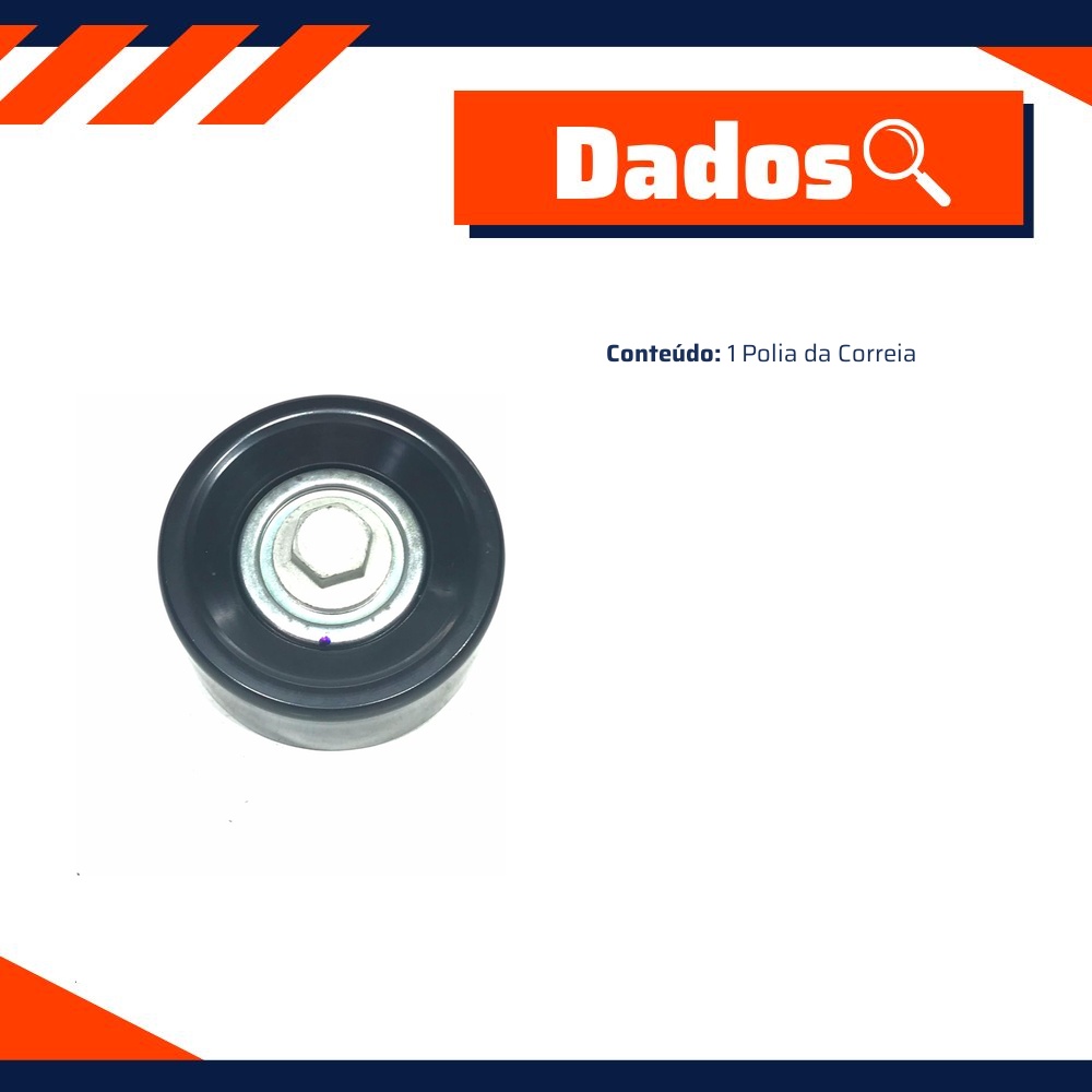 Polia da Correia para Chevrolet S10 e Trailblazer - SKF - VKM 4968