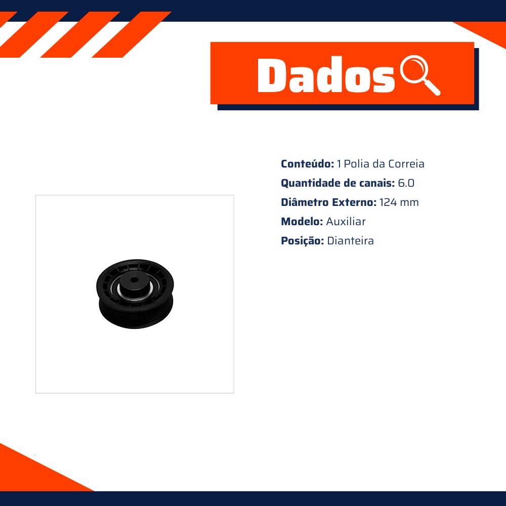 Polia da Correia - SKF - VKM 35002 H