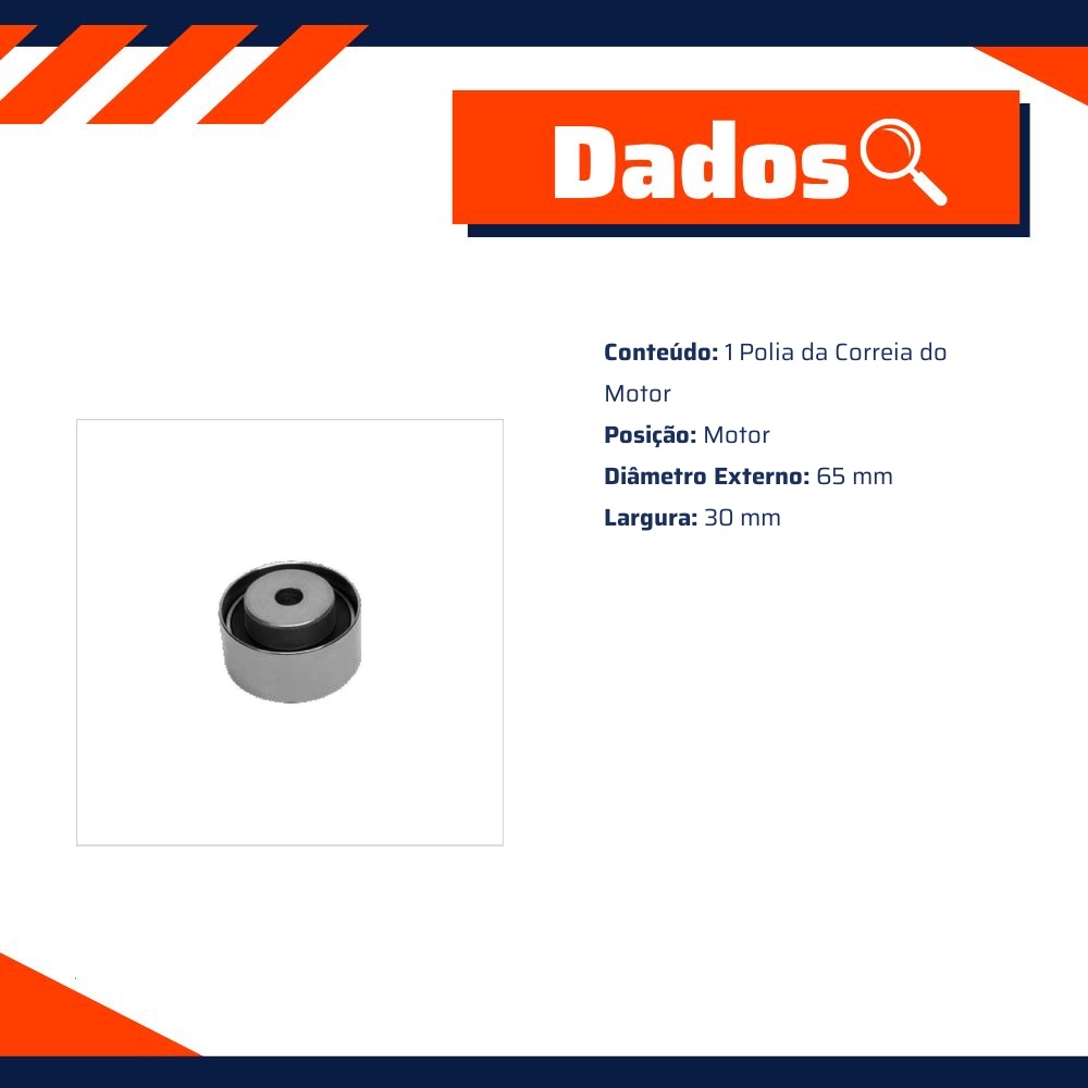 Polia da Correia do Motor - SKF - VKM 22242 A