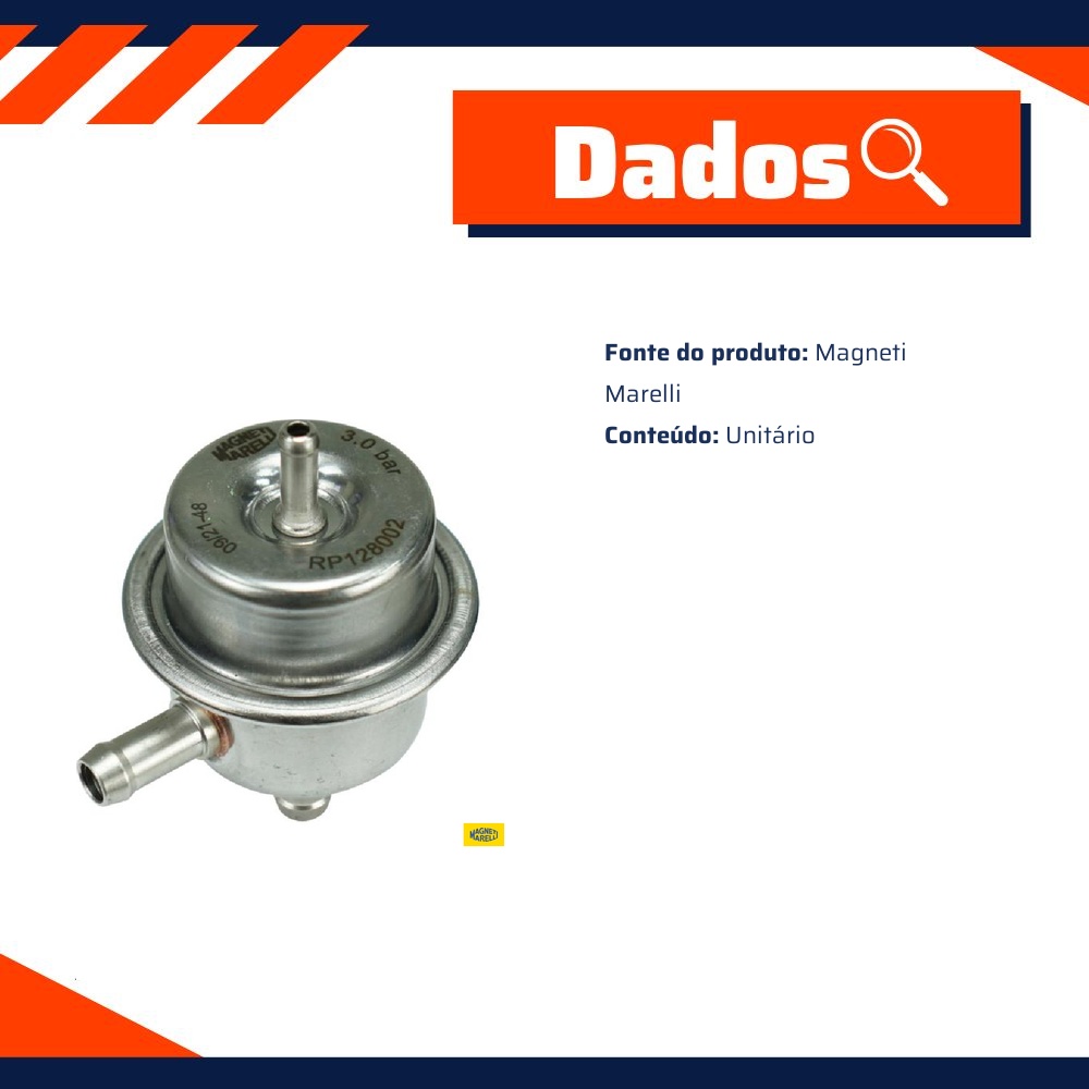 Regulador De Pressão - Magneti Marelli - RP128002RI