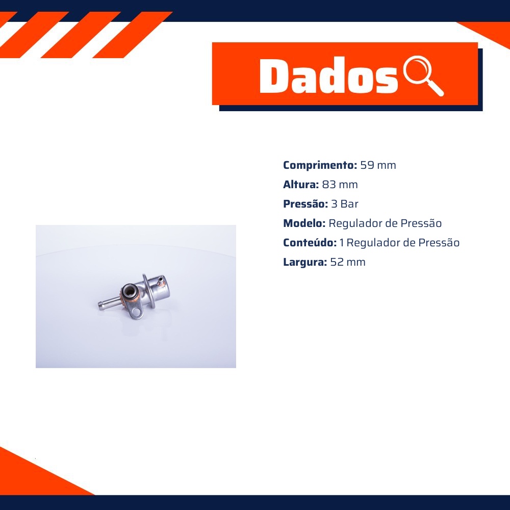 Regulador de Pressão para Chevrolet Kadett e Vectra - Bosch - F 000 DR9 579