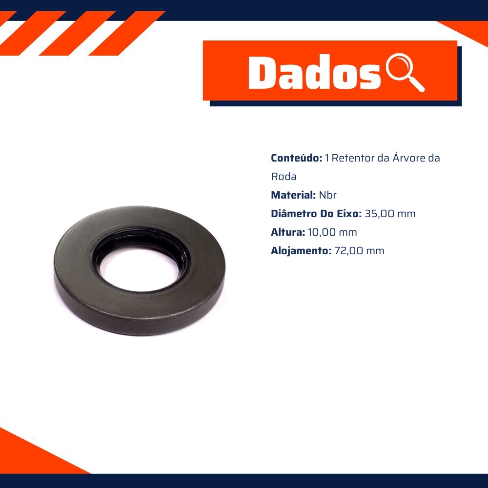 Retentor da Árvore da Roda - Sabó - 01366B