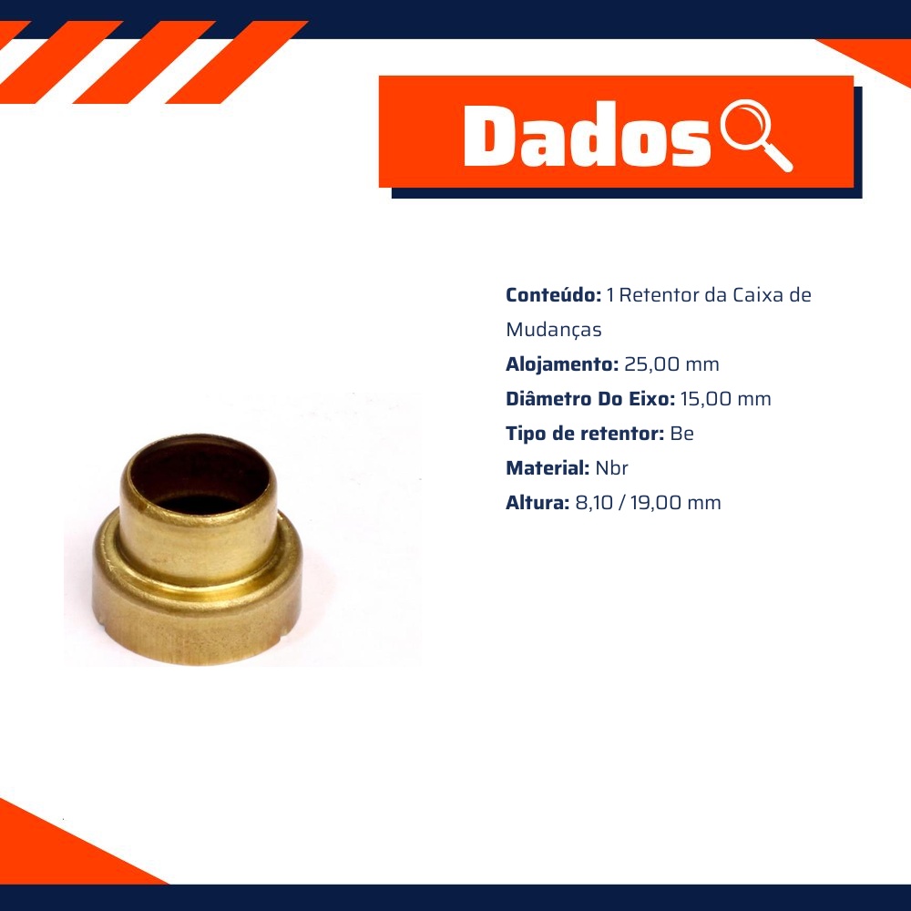 Retentor da Caixa de Mudanças - Sabó - 00344BE