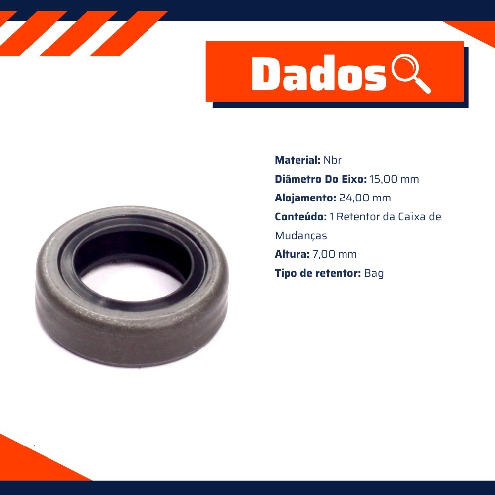 Retentor da Caixa de Mudanças - Sabó - 01929BAG