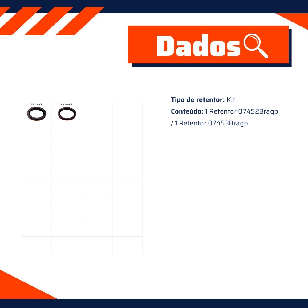 Retentor da Caixa de Mudanças - Sabó - 03916KIT
