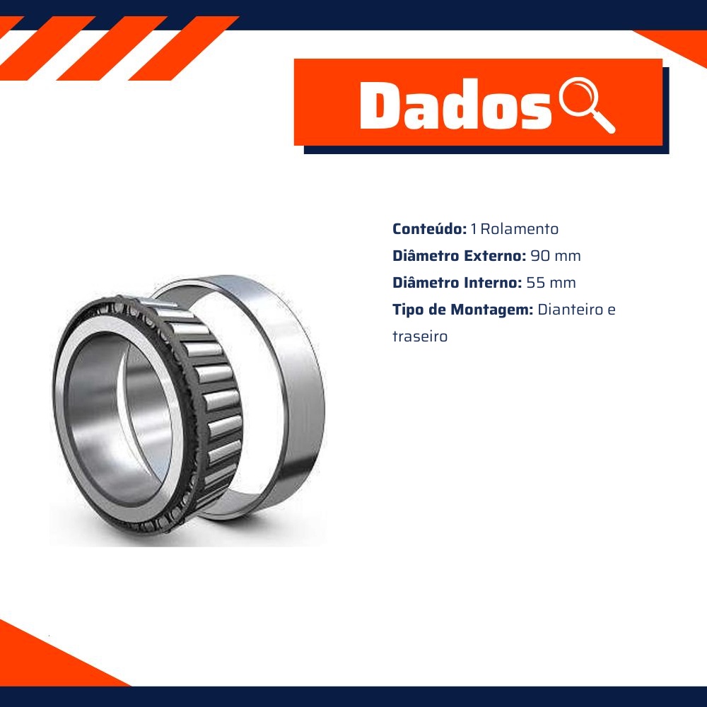 Rolamento para Fiat Ducato - SKF - 32011 X