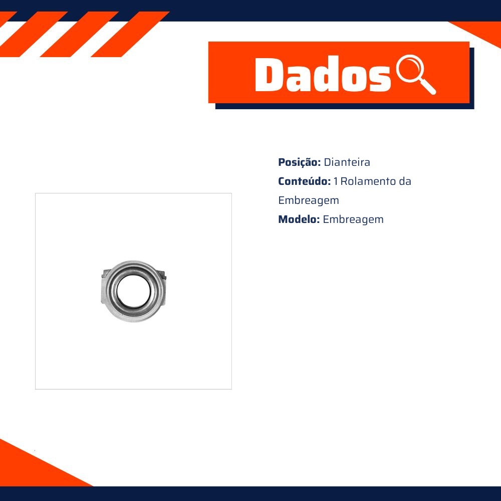 Rolamento da Embreagem - SKF - VKC 2433 H
