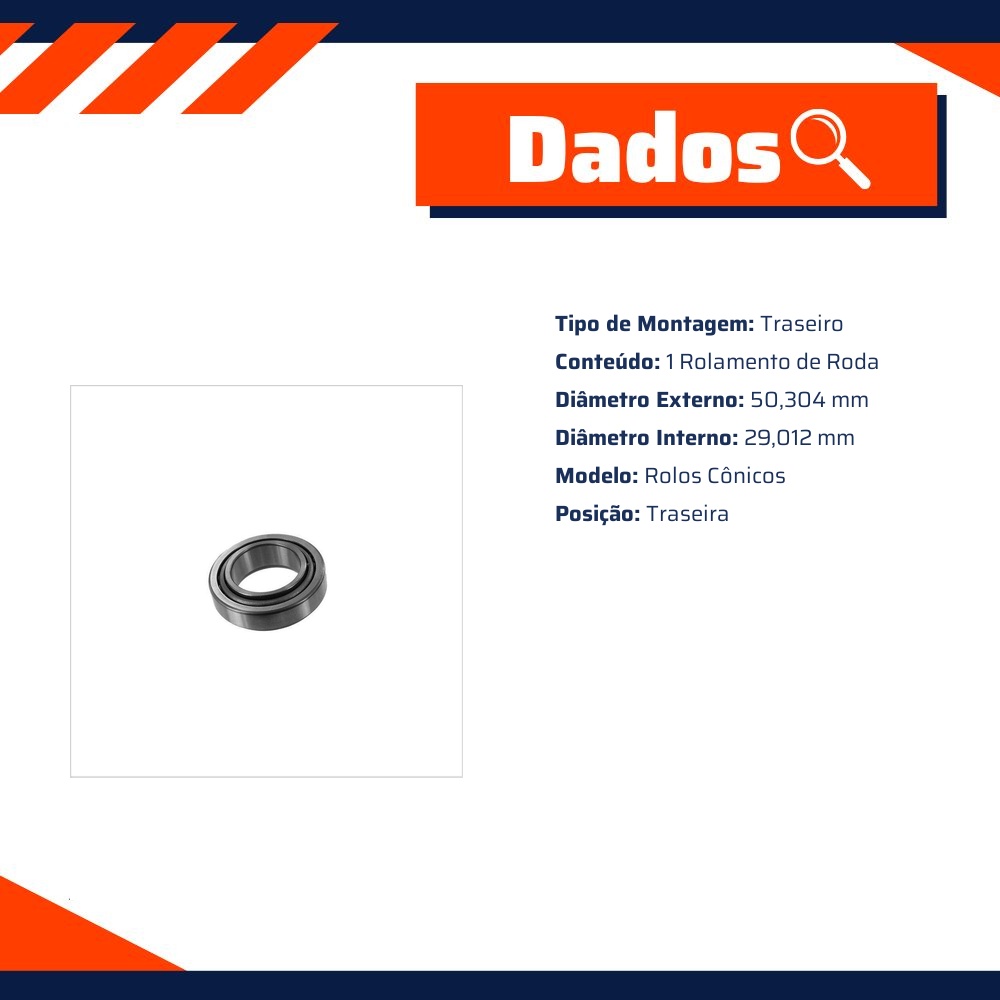 Rolamento de Roda - SKF - BT1B 329013 A/Q