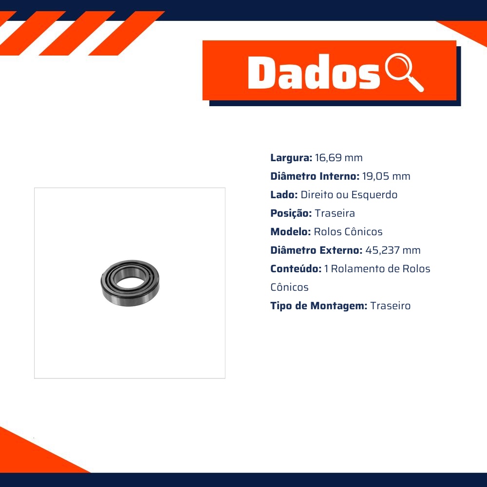 Rolamento de Rolos Cônicos - SKF - BT1-0605/Q