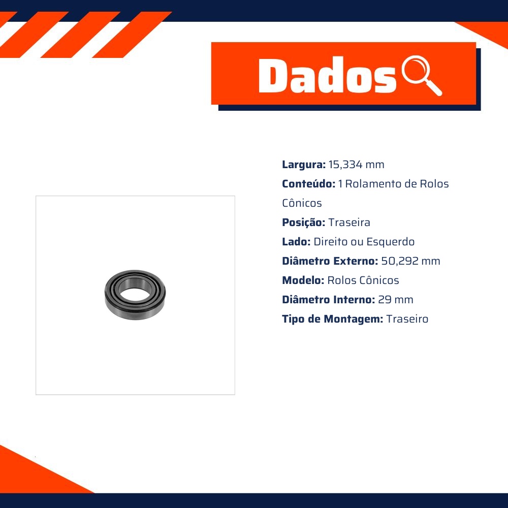 Rolamento de Rolos Cônicos - SKF - BT1-0607/Q