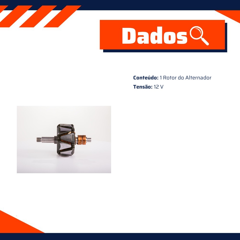Rotor do Alternador - Bosch - 9 122 080 737