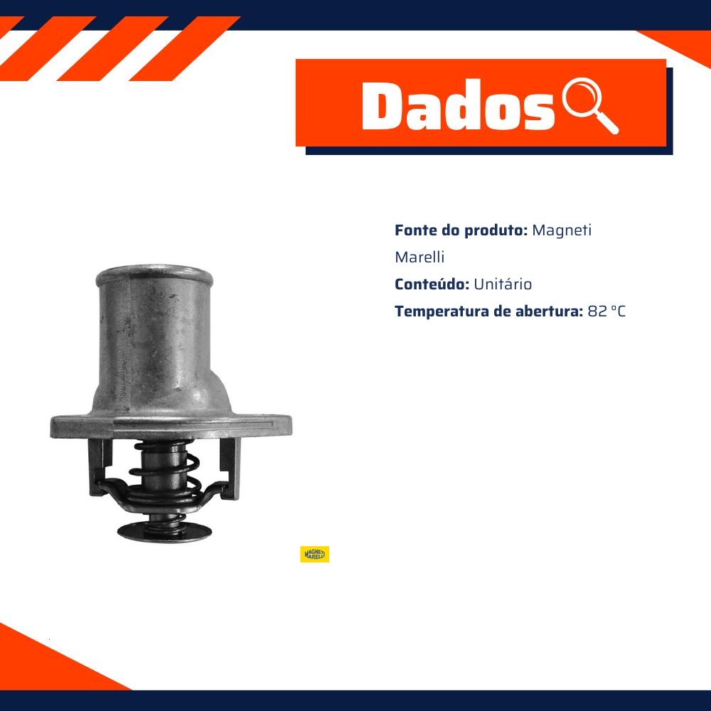 Válvula Termostática para Chevrolet Vectra - Magneti Marelli - MMVT327.82C