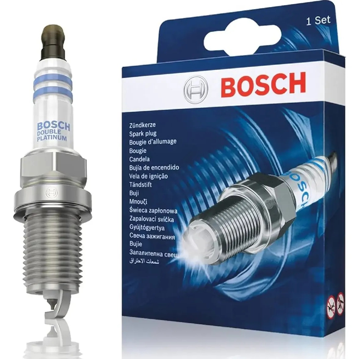 Kit 4 Vela de Ignição para Fiat Palio Weekend - Bosch - 0 242 222 503