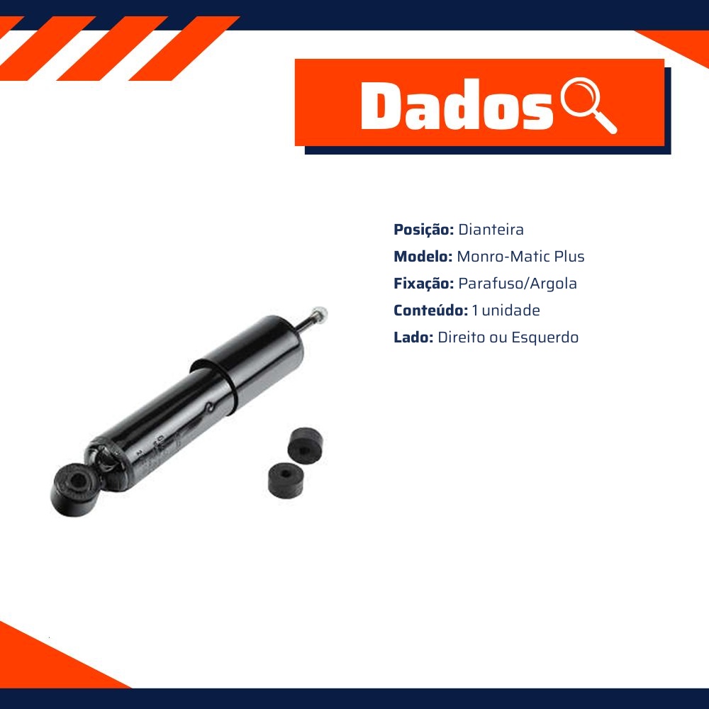 Amortecedor Dianteiro Direito ou Esquerdo da Suspensão para Nissan Frontier e X-Terra - Monroe - 334278MM