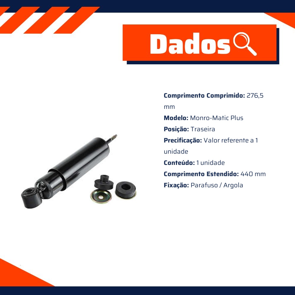 Amortecedor Traseiro da Suspensão para Ford F-1000 - Monroe - 334411MM