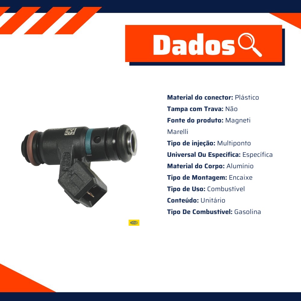 Injetor De Combustível - Magneti Marelli - 50192202