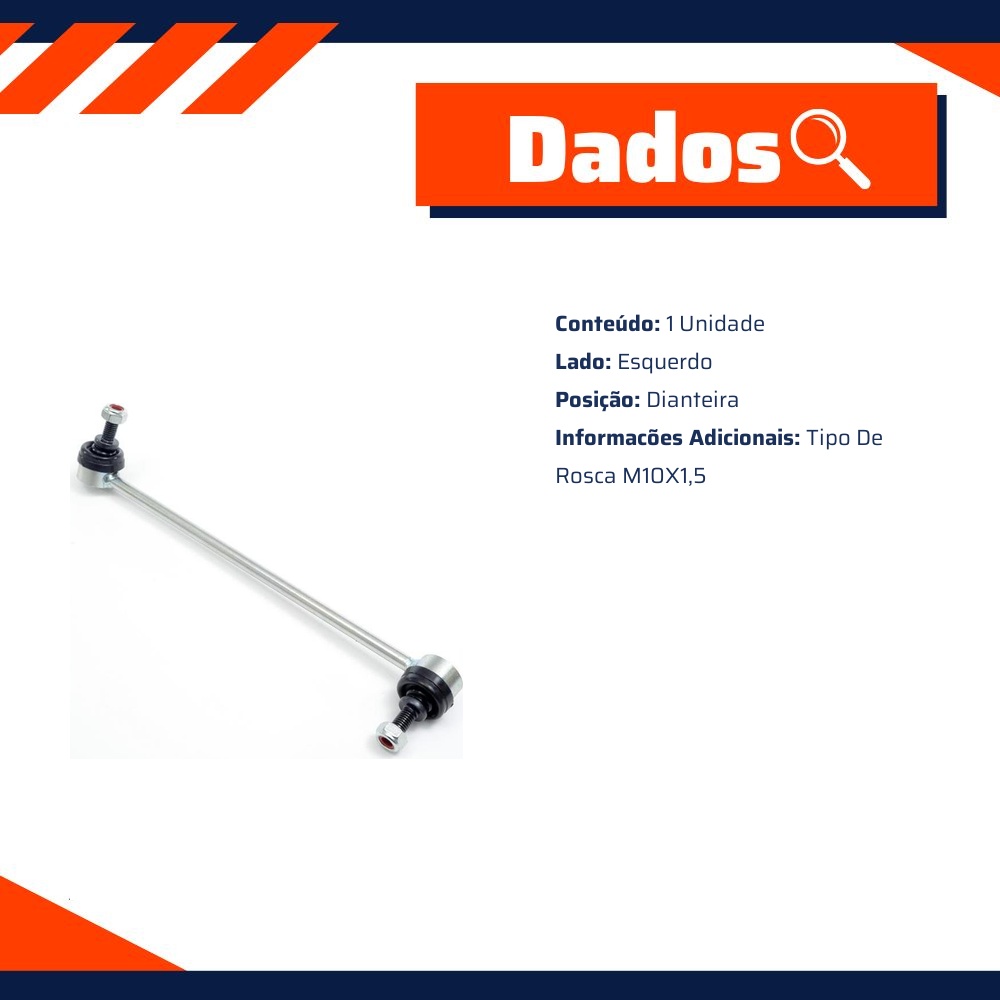Bieleta Dianteira Esquerda para Honda FIT - TRW - JTSB0027