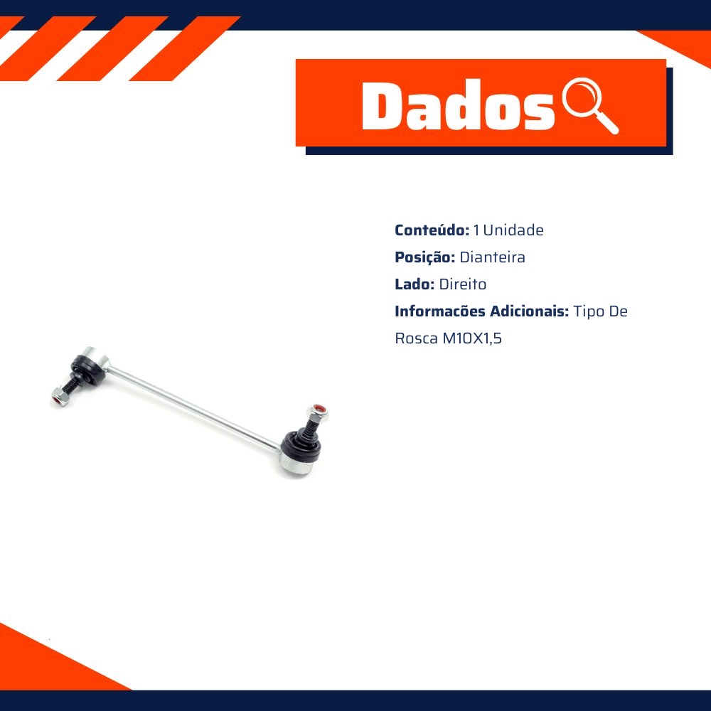 Bieleta Dianteira Direita para Fiat Idea - TRW - JTSB0023