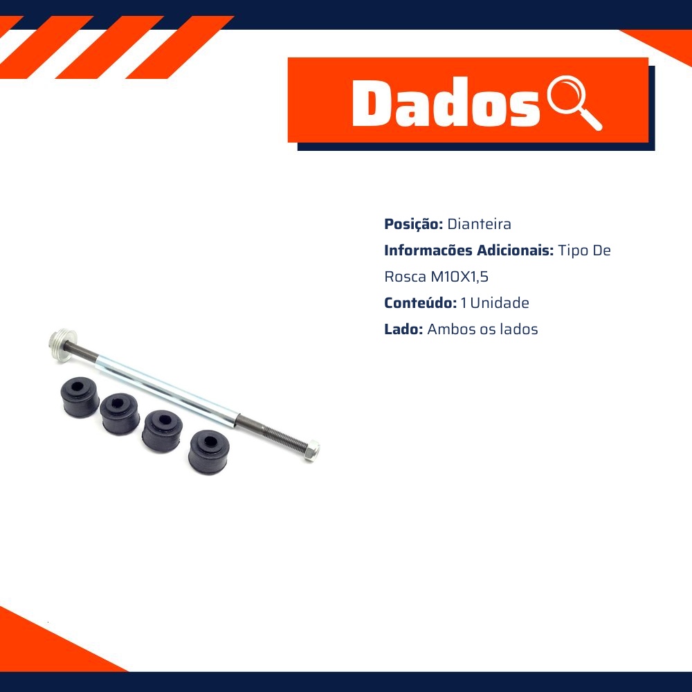 Bieleta Dianteira Direita ou Esquerda para Ford Ranger - TRW - JTSB0014