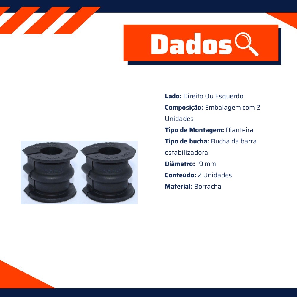 Par Bucha Barra Estabilizadora Dianteira para Nissan Kicks - Monroe Axios - LT80108