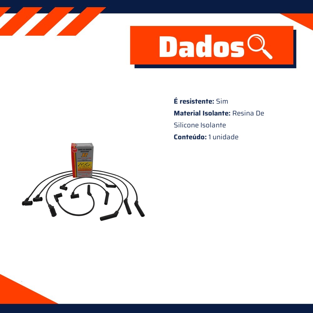Cabo de Vela para Ford F-250 - NGK - SC-F34