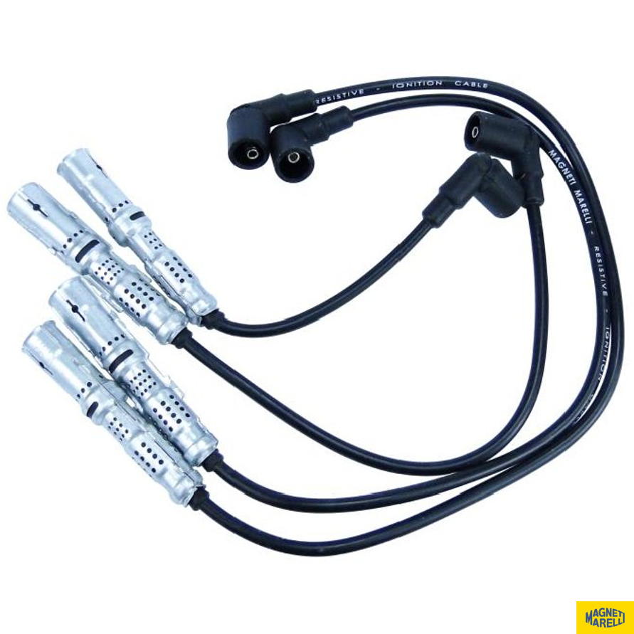 Jogo de Cabos de Vela para Audi A3 e Volkswagen Golf - Magneti Marelli - CVMV2802