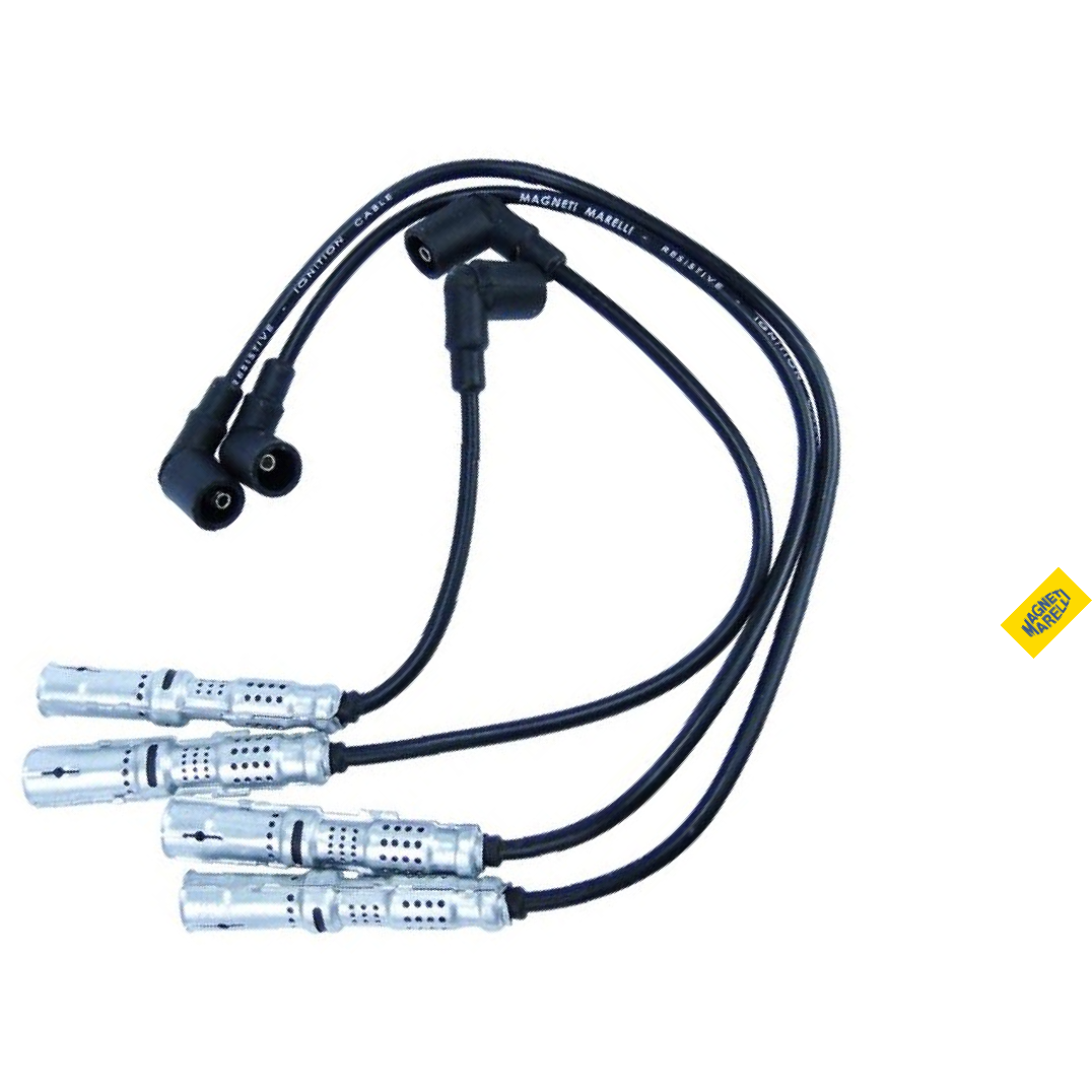 Jogo de Cabos de Vela para Audi A3 e Volkswagen Golf - Magneti Marelli - CVMV2802