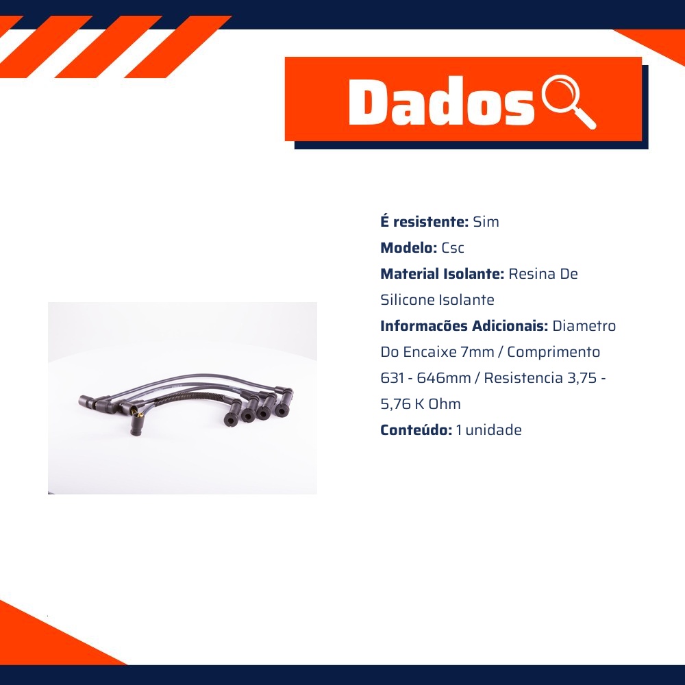 Cabo de Vela para Hyundai Atos Prime e KIA Picanto - Bosch - F 000 99C 609