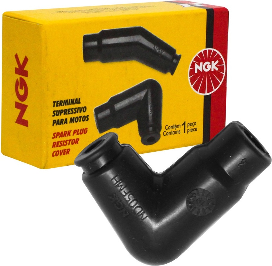 Cachimbo Vela para Honda Biz 100 e Biz 110 - NGK - ND05FMH