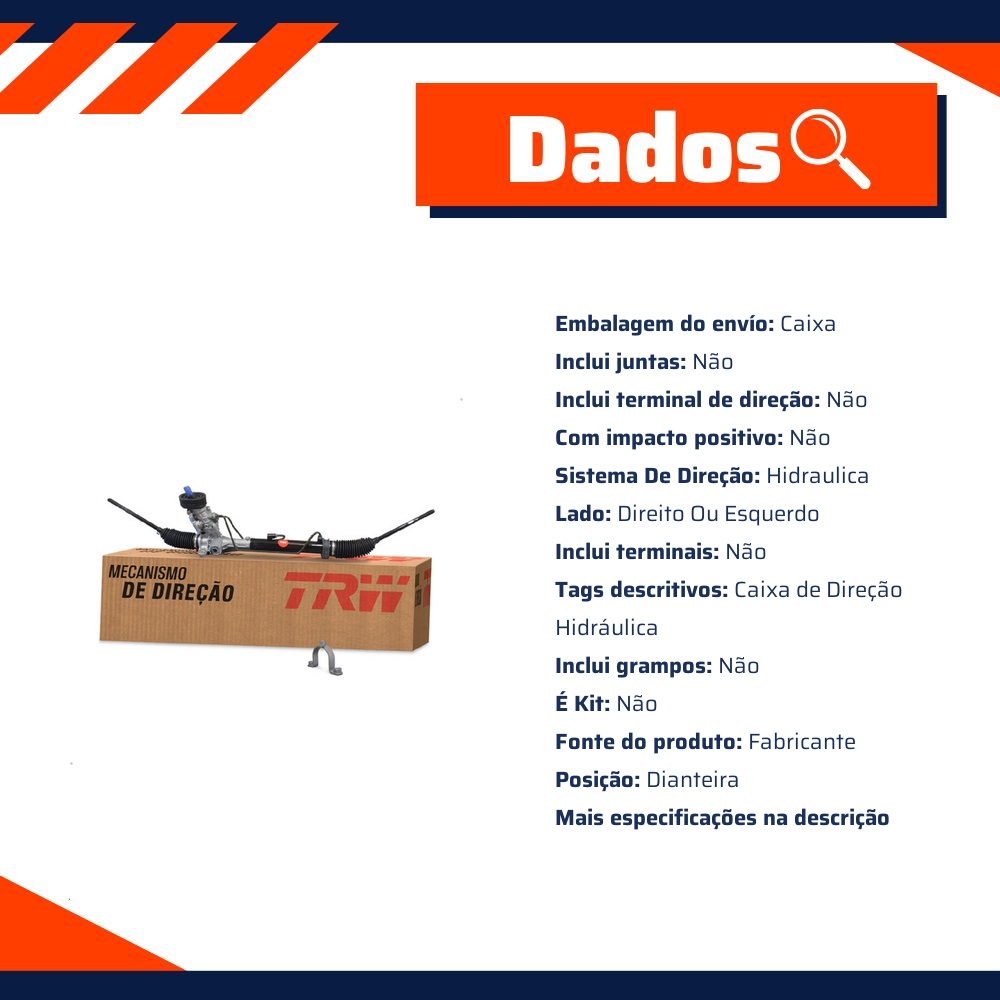 Caixa Direção Hidráulica - TRW - JRP1383