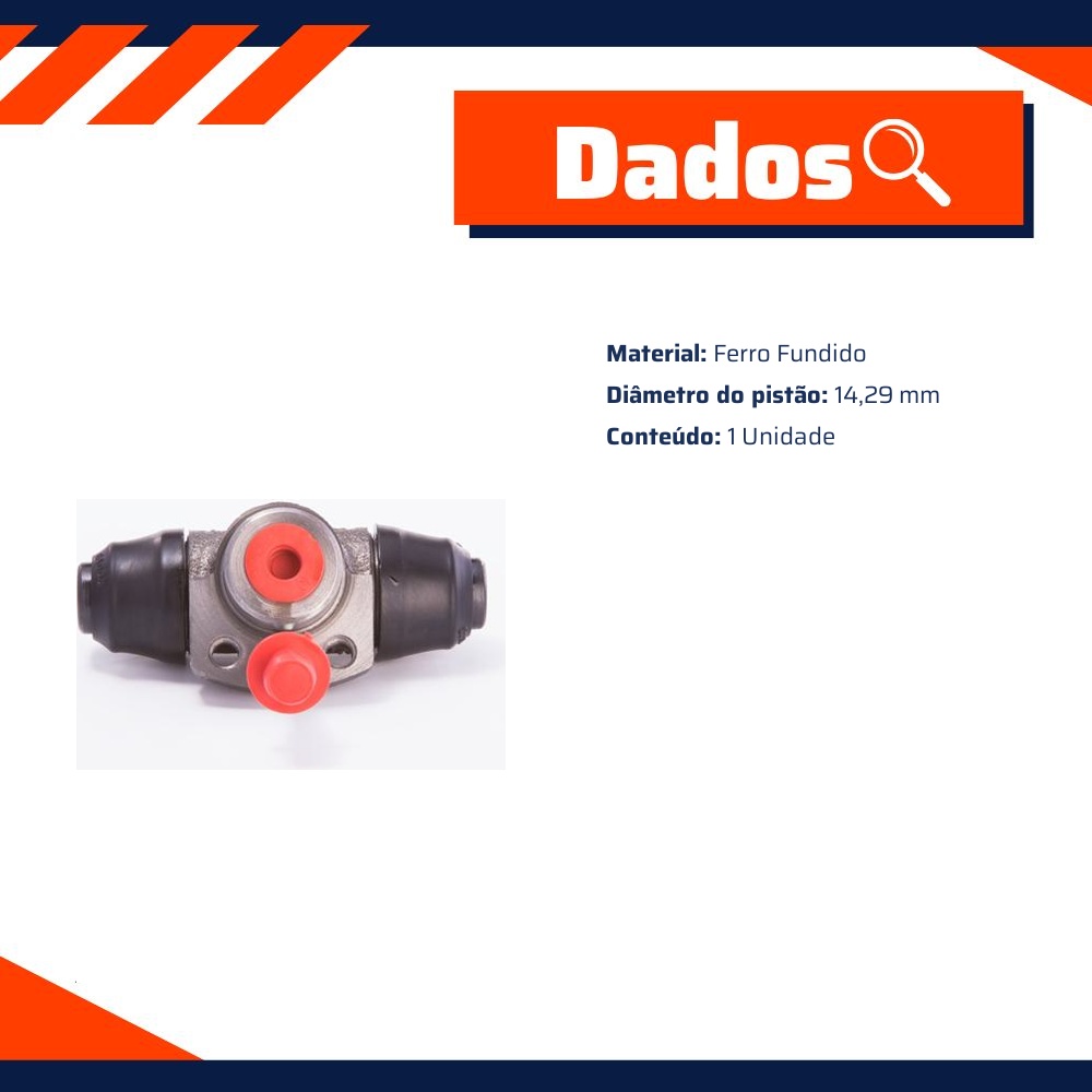 Cilindro Roda - Bosch - 0 986 AB8 401