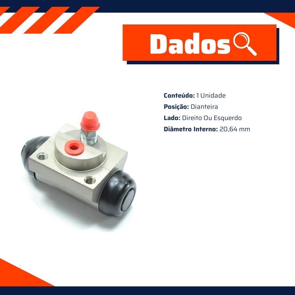 Cilindro Roda Dianteira Direita ou Esquerda para Chevrolet Spin - TRW - BWF6000