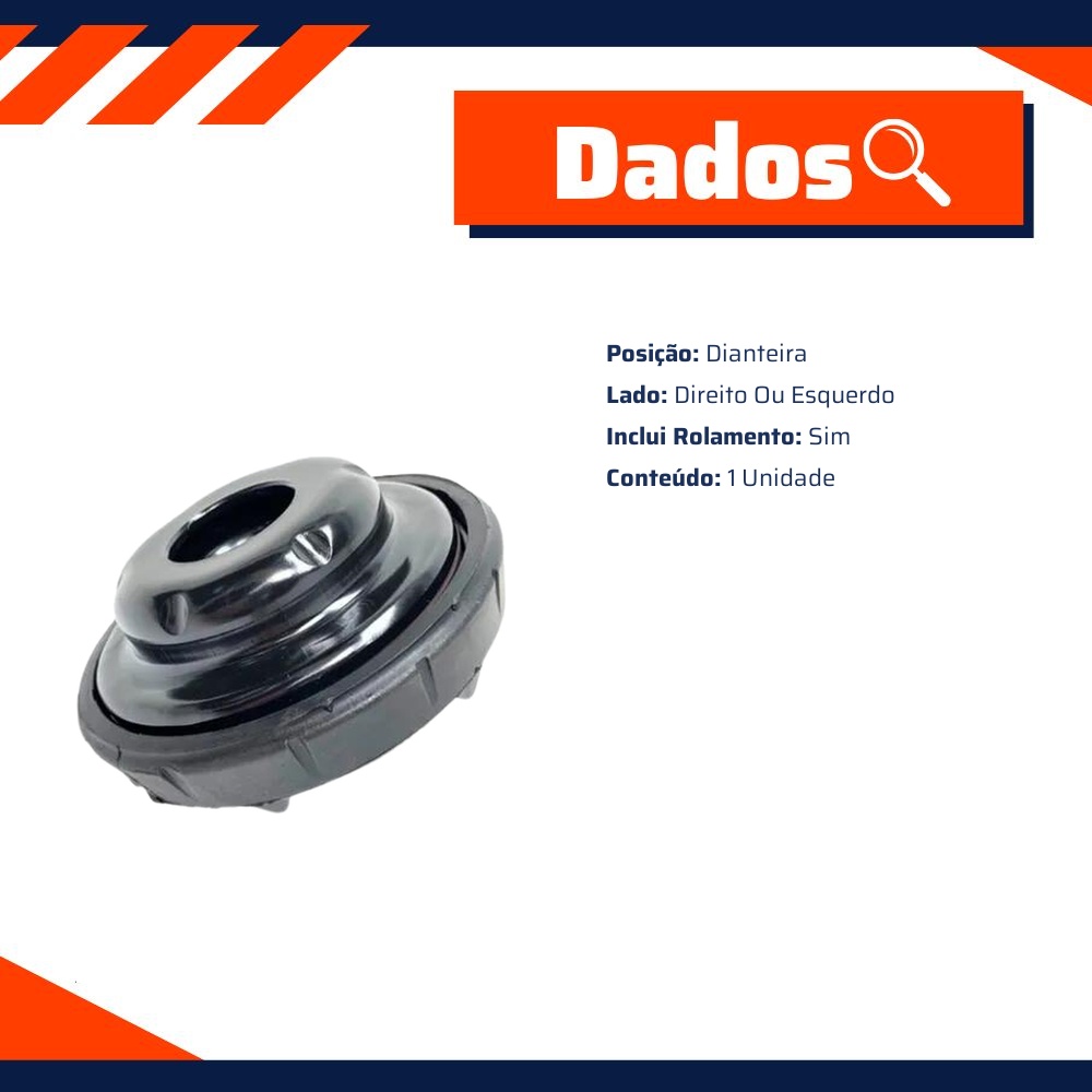 Coxim Amortecedor Dianteiro Direito ou Esquerdo para Chevrolet Cruze e Tracker - Monroe Axios - 043.2887