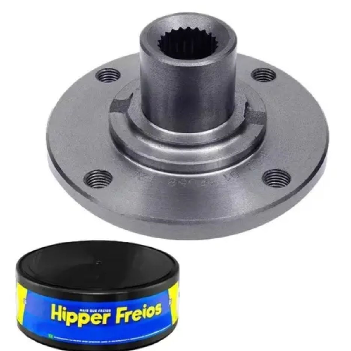 Cubo de Roda Dianteiro Direito ou Esquerdo sem Rolamento sem ABS - Hipper Freios - HFCD 01