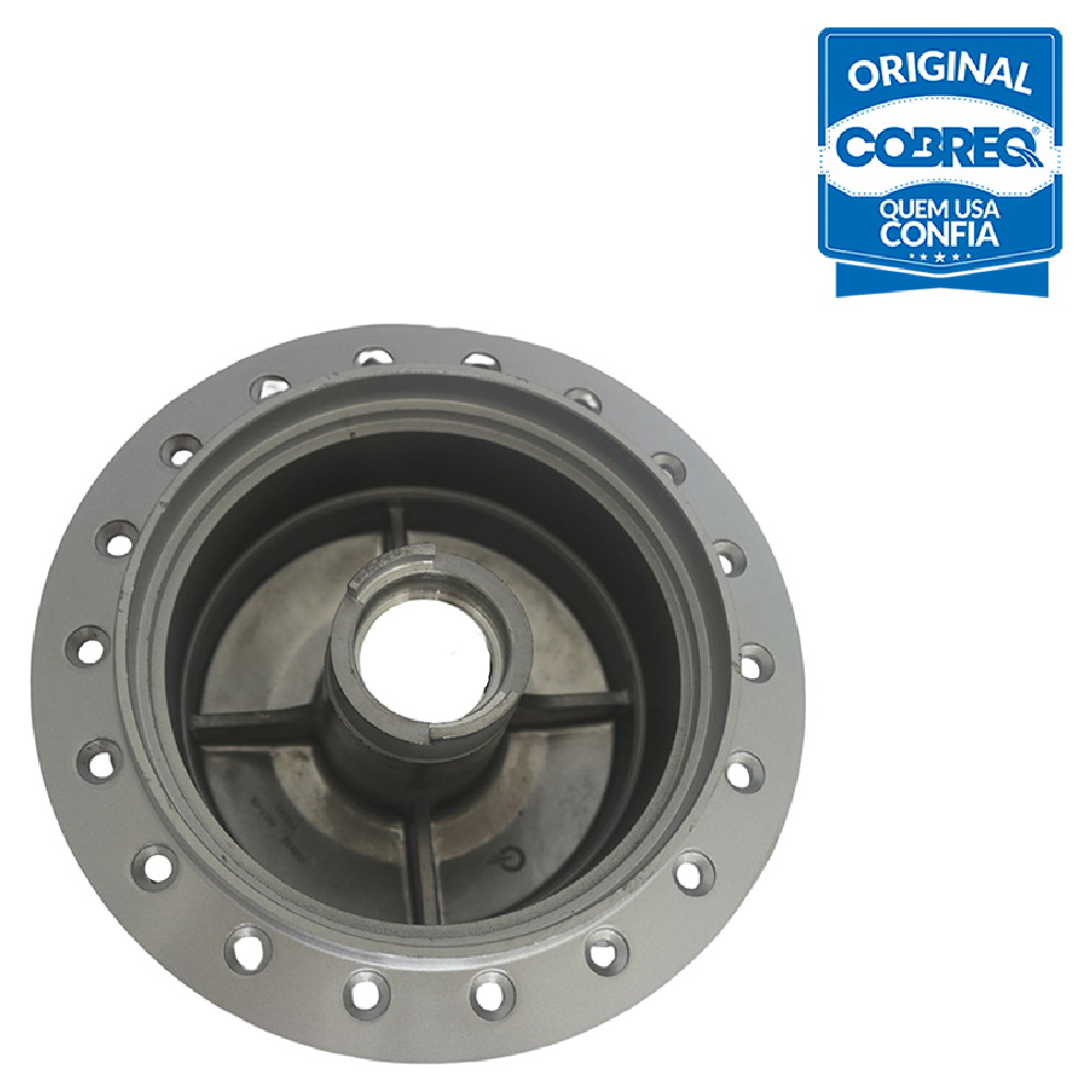 Cubo de Roda Traseiro com Rolamento sem ABS - Cobreq - 0004-CB