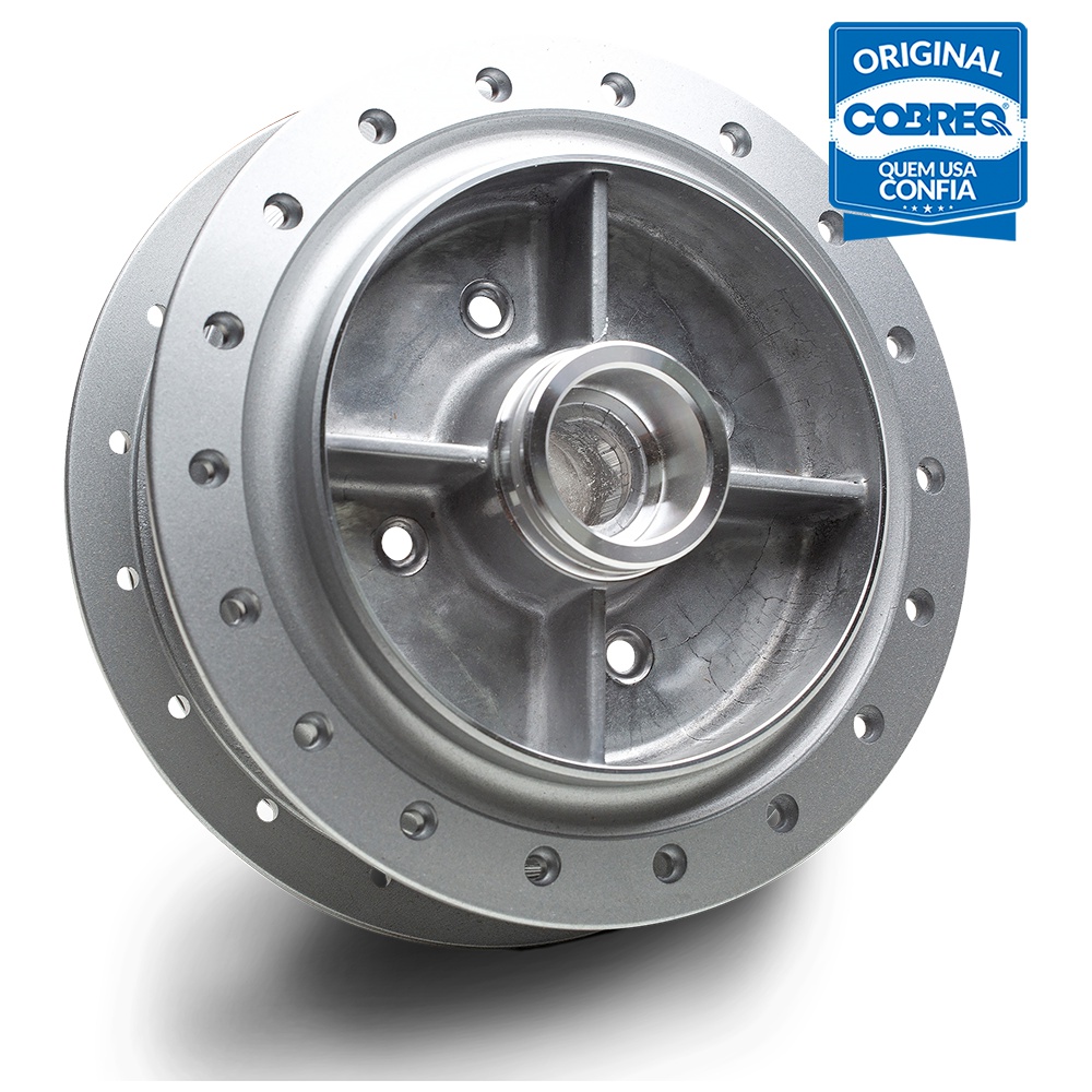 Cubo de Roda Traseiro com Rolamento sem ABS - Cobreq - 0012-CB