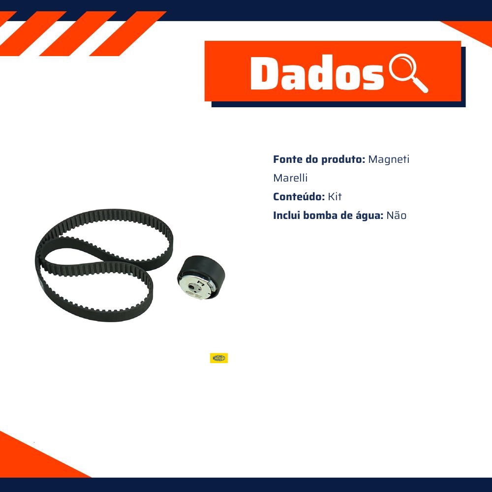 Kit Correia Dentada Sincronizadora - Magneti Marelli - KDMM9456A