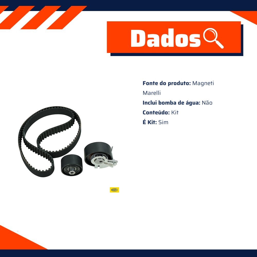 Kit Correia Dentada Sincronizadora - Magneti Marelli - KDMM9506