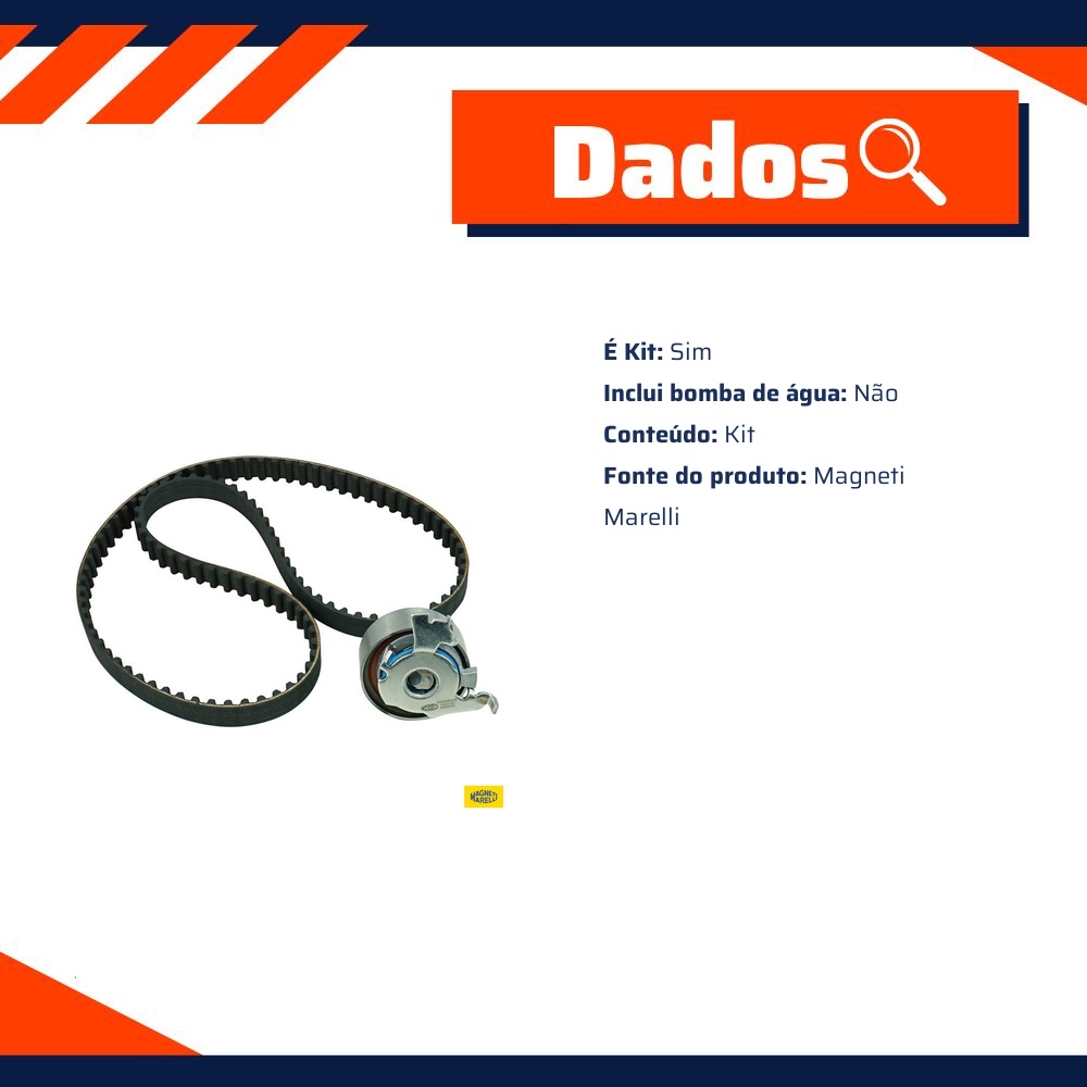 Kit Correia Dentada Sincronizadora - Magneti Marelli - KDMM9305