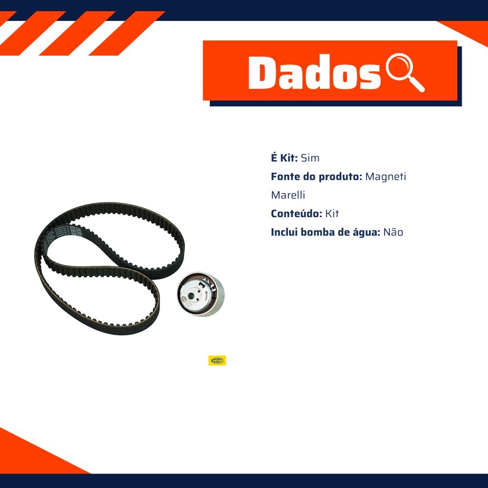 Kit Correia Dentada Sincronizadora - Magneti Marelli - KDMM9460