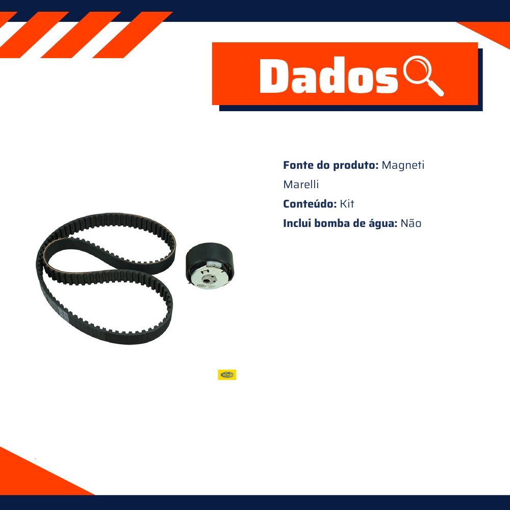 Kit Correia Dentada Sincronizadora - Magneti Marelli - KDMM9456