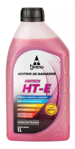 Aditivo para Radiador Concentrado Hibrido Rosa 1L - Tirreno - FLU/DS/301FU1